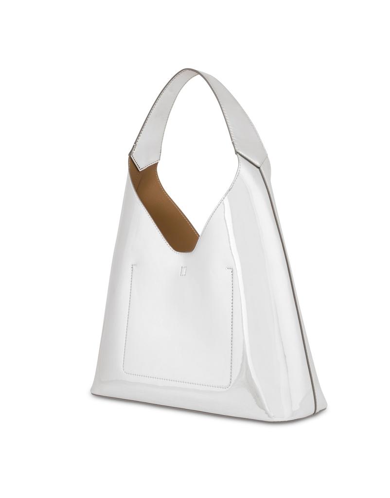 Love Moschino Glossy Mirror Hobo Bag