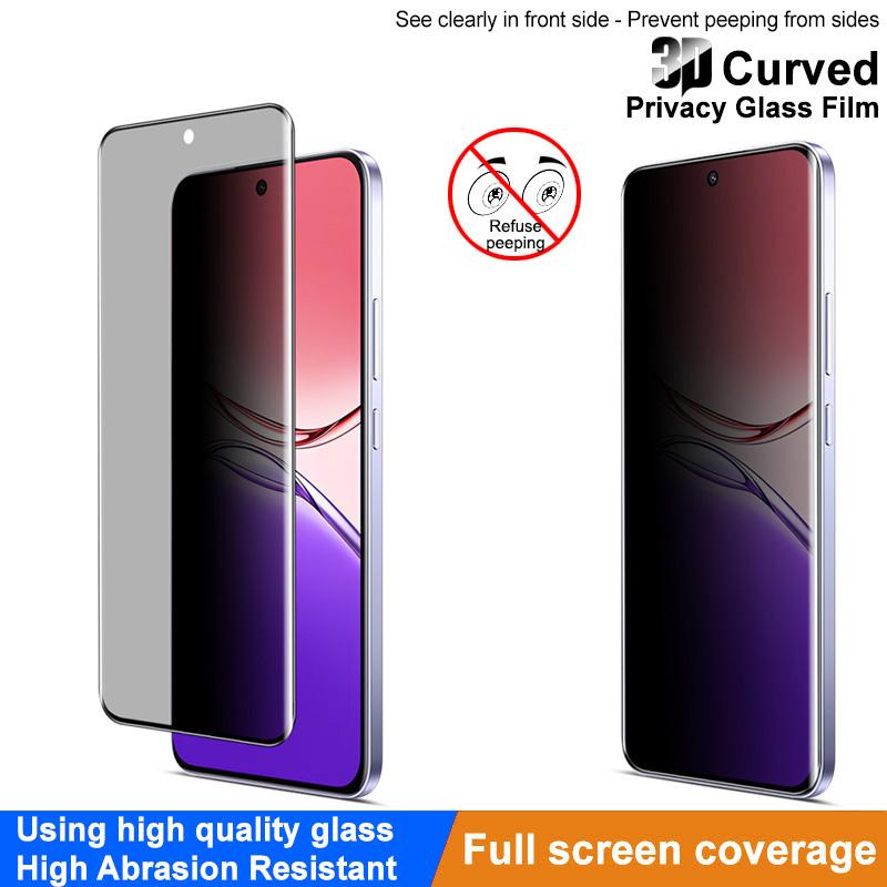 IMAK Pentru Oppo A5 Pro 5G Anti-Spy Protector de Ecran Full Cover Folie de Sticlă Securizată