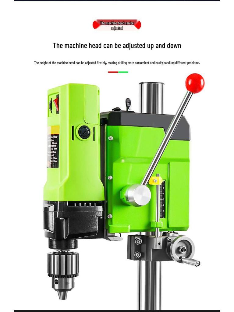 220V Micro Mini Drill Press: Multifunctional Bench Milling & Drilling Tool for Household & Industrial Use