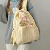 New shoulder bag large capacity casual backpack light sports high sense backpack cross-border schoolbag women's tide