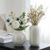 Modern Pearl Glaze Ceramic Vase - Elegant Decoration for Home or Office