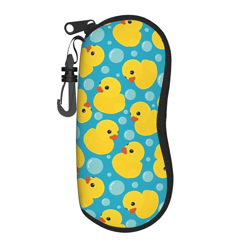 Cute Cartoon Duck Glasses Case Zip Sunglasses Case Unisex Convenient Eyeglass Cases Cover Trend Eyewear Accessory