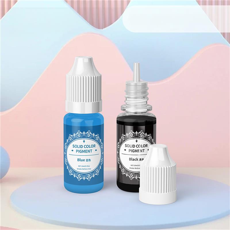 10ml Resin Pigments Oil Based Macaroon Colors DIY Crystal AB Dropper Glue UV Dropper Adhesive Universal Colorant