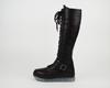 Donna Style 100 36 Over The Knee Boots Black & Burgundy