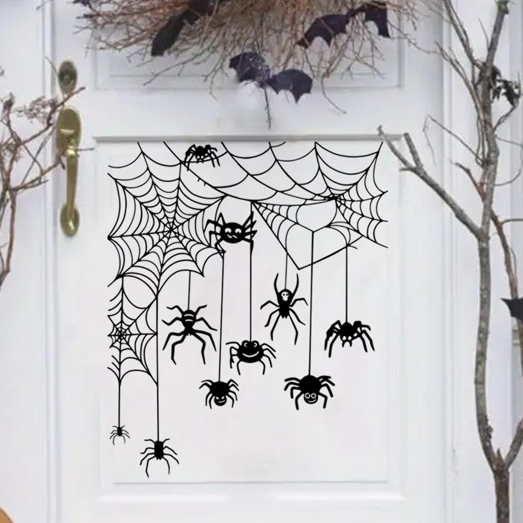 Halloween, Spider Wall Stickers, Party Decorations, Halloween Decoration Wall Stickers, Wall Decorations, Coffee Shop Decorations, Bar Wall Stickers
