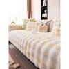 Winter Thick Sofa Towel Warm Rabbit Plush Can Cover Seat Cover Cover Backrest Armrest All-Inclusive Cover Cloth Blanket