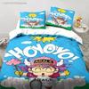Cartoon DR S-Slump Arale Anime Bettwäsche-Set Bedrucktes Bettwäsche-Set Mit Kissenbezug Bettdeckenbezug Weich Queen King Size Bettwäsche Zuhause