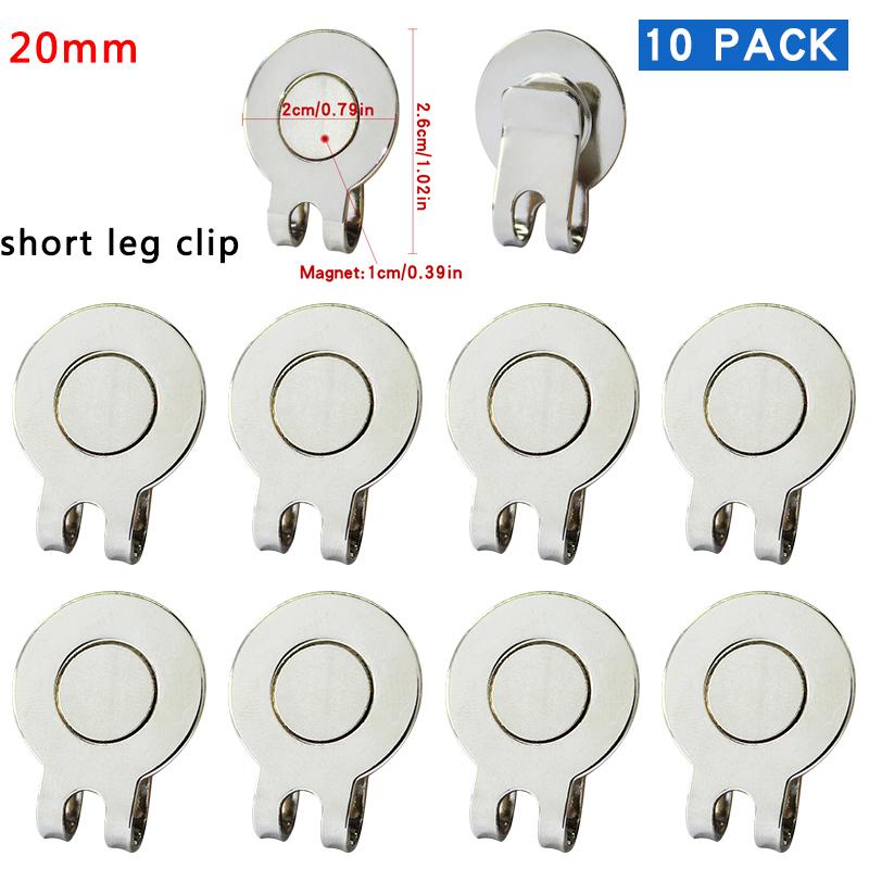 10 Pcs Golf Hat Clip Magnetic Metal Golf Cap Clips Golf Accessories For Golf Ball Mark Marker Drop Ship 5