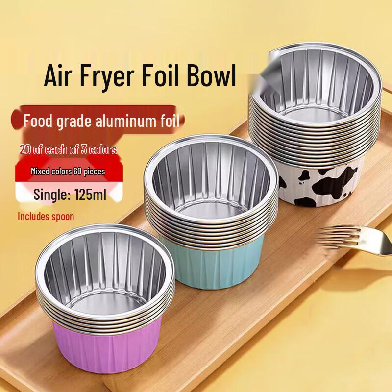 Homeglen Air Fryer & Oven Baking Foil Cups