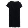 BALENCIAGA made in Japan Short sleeve Velor-like one piece 40 black Women Used
