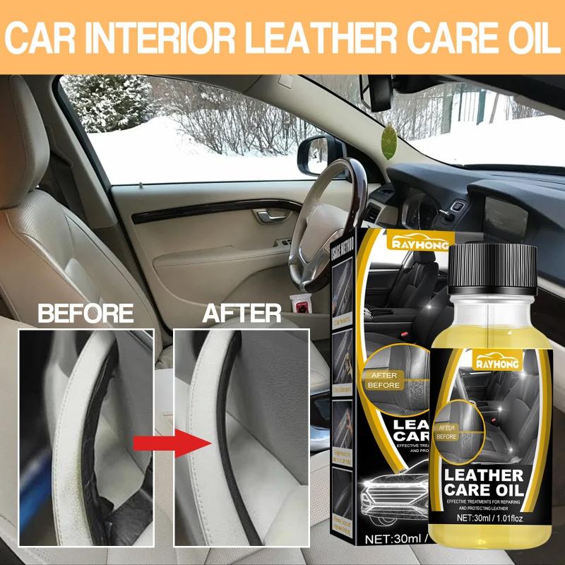 Car interior leather care oil Car seat maintenance fluid moisturizing bright refurbishing maintenance agent