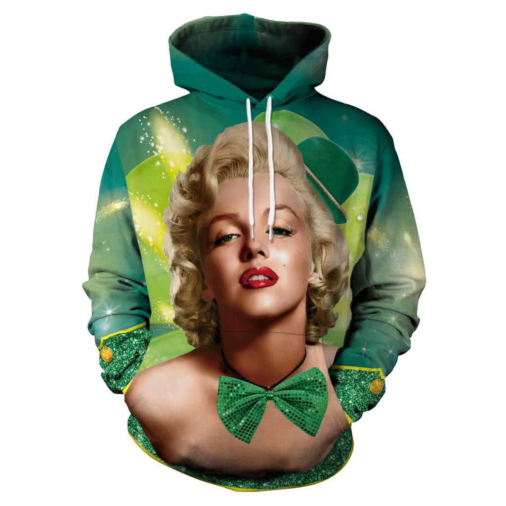 Women's St. Patrick's Day Festival Green Hoodie with Hat Style