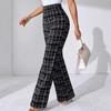 Women's Autumn Winter Fashion Casual Printed Straight Leg Pants