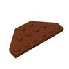 MOC 10PCS 2419 3x6 Wedge Plate Building Blocks 3x6 Cut Corners 43127 Bricks Particle Puzzle Assemble Toys Children Birthday Gift