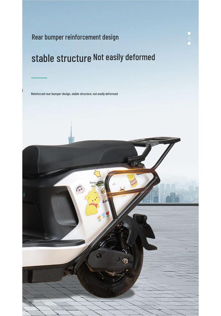 Ninebot NZ/Mzmix Long-tail Extra-thick Electric Scooter Bumper Rack Anti-collision Accessory