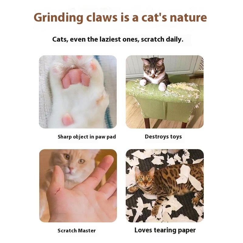 Cat Head Organ Thickened Cat Scratching Board Cat Claw Grinding Tool Corrugated Paper Wear-resistant Cat Cat Toys Pet Supplies