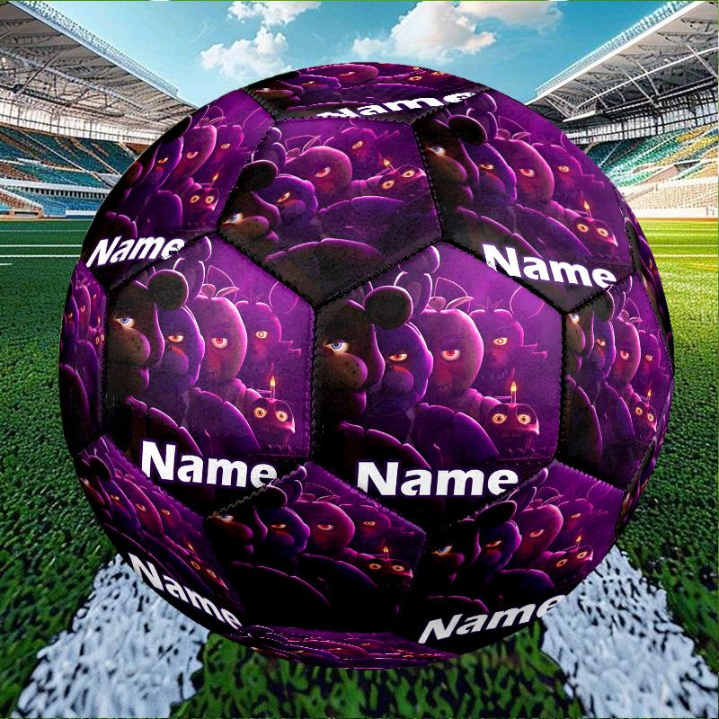 Custom Name Personalized Five Nights at Freddy's Print Size 5 Soccer Ball Training & Match Football, for Team, Kicking, Gift for Football