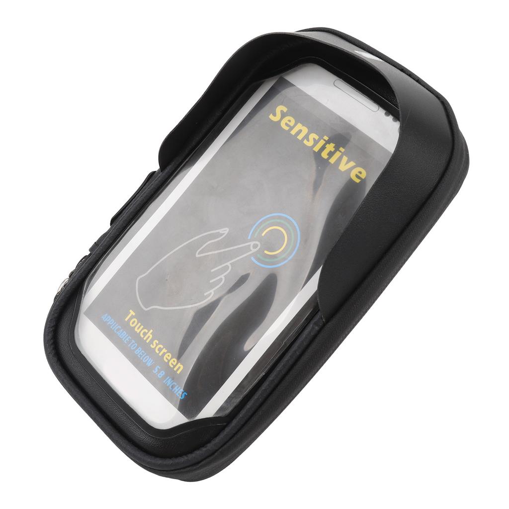 5.8in Electric Bike Phone Mount Bag Waterproof Bike Phone Holder 360 Degree Rotatable Shockproof
