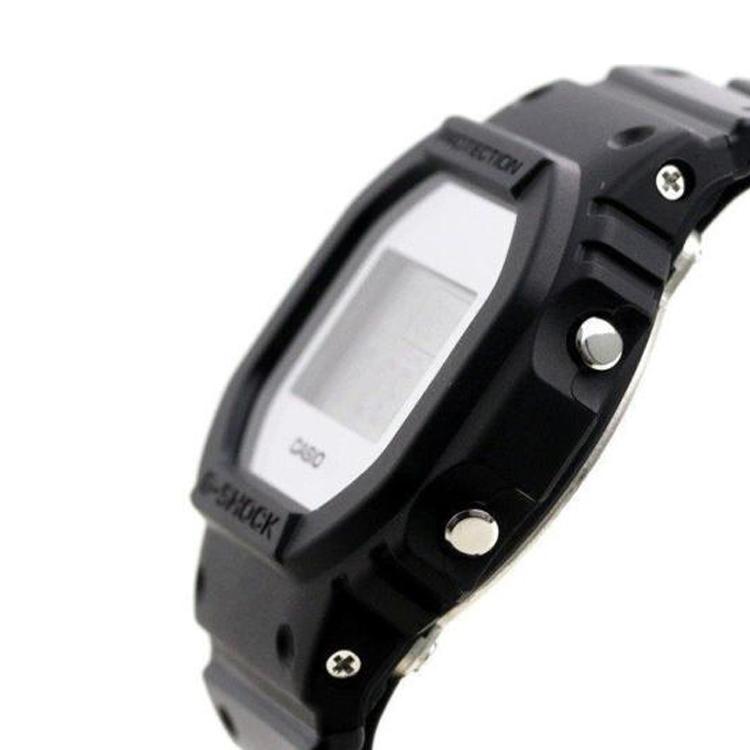 Casio G-Squad G-Shock Classic Series 200M Water Resistant Quartz Movement Resin Strap Watch Men watches Gray DW-5600BBMA-1