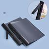 6Pcs File Sleeves with Rotating Clamp Document Test Paper Organiser Letter Size Filing Folder Hold 200 Sheet for Office