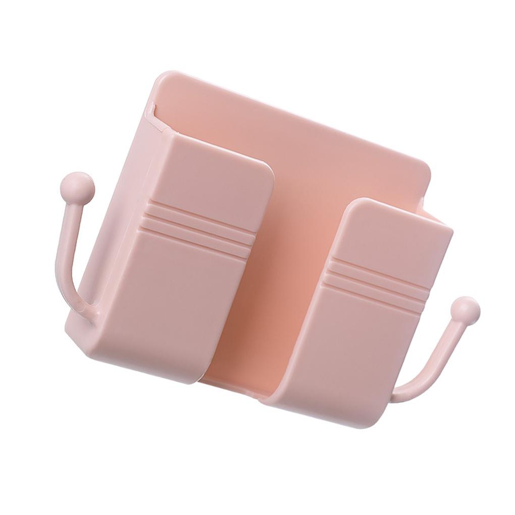 

Настенный органайзер для зарядки мобильного телефона, ящик для хранения, пульт дистанционного управления розовый