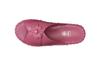 Pansy Women's Room Shoes 9370J Hand-Knitted Footbed Size L Pink