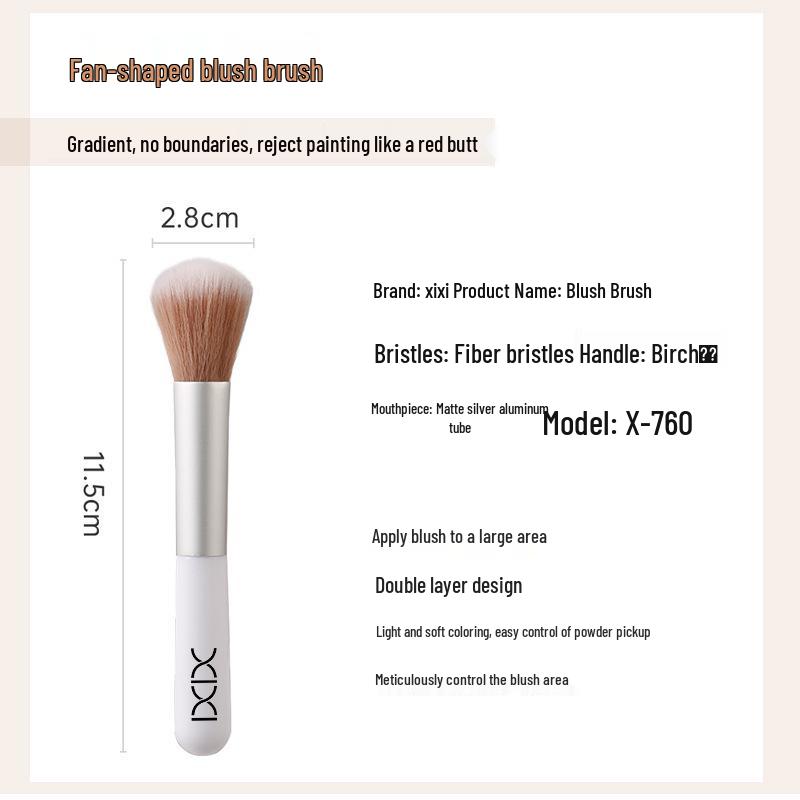 XiXi Nose Contour & Highlighter Brush - Makeup Tool with Independent Packaging