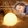 LED Glowing Ball Light, 8-Inch Cordless 16 Color Changing and 4 Light Modes Kids Night Light, Rechargeable & Dimmable Mood Lamp with Remote Control,