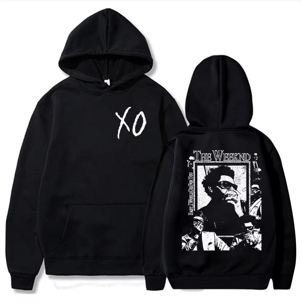 The Weeknd XO Alben Print Sweatshirt Unisex Softstyle Vintage Hip Hop Kleidung Hoodies Herrenmode Übergroße Pullover Hoodie
