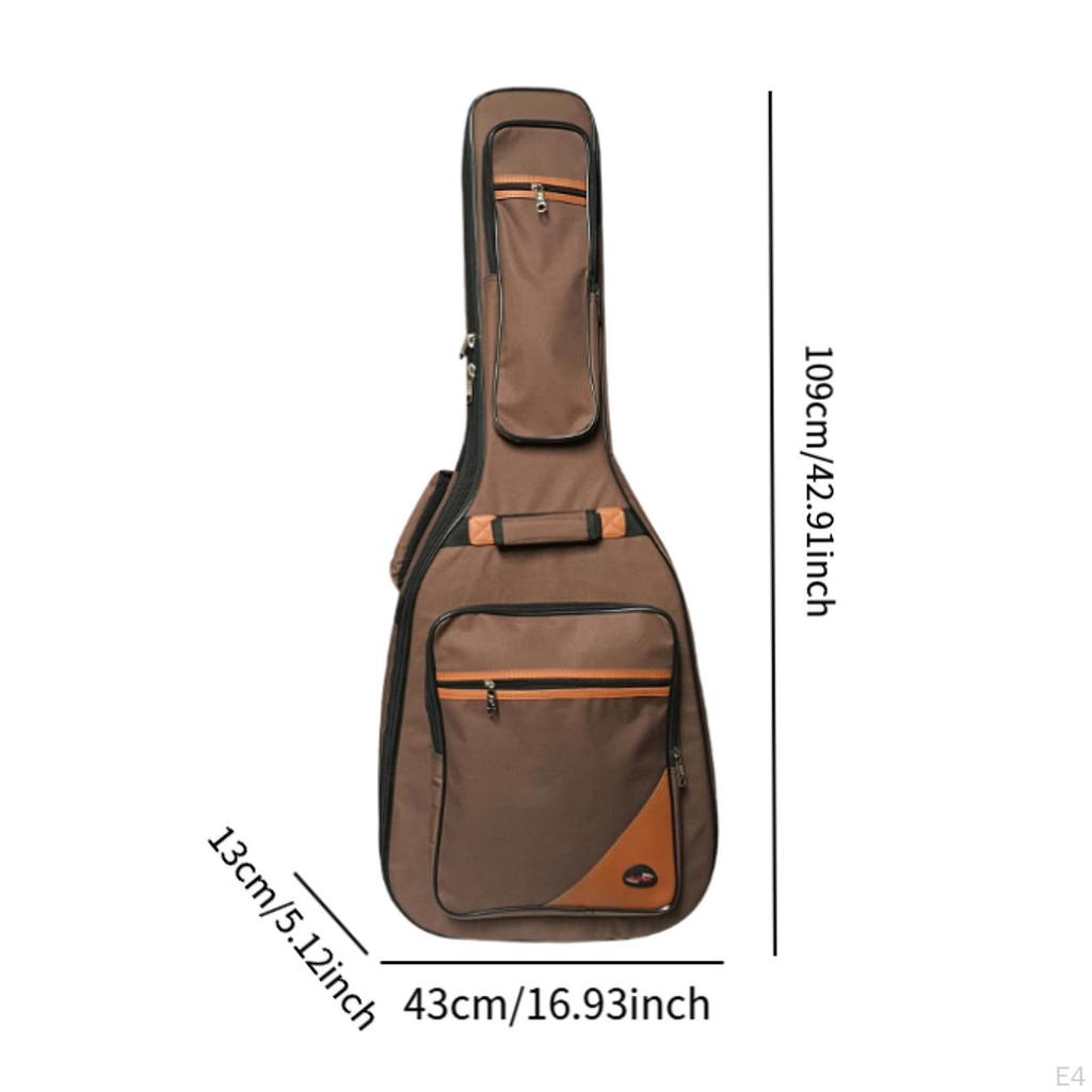 42inch Guitar Bag with Adjustable Straps And Storage for Accessories