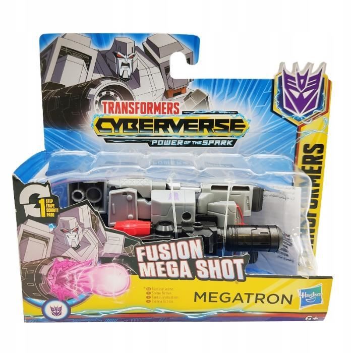 Figurine - Hasbro - Megatron - 12 cm - Transformation facile - Transformers Cyberverse