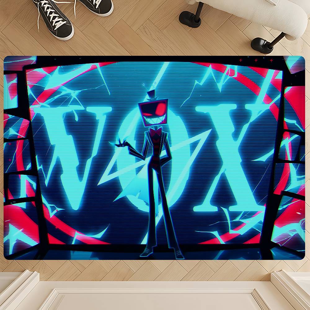 Vox Hazbin Hotel Anime Door Mat Kids Room Bedroom Decoration Balcony Anti-Slip Doormat Living Room Doormat Area Rug