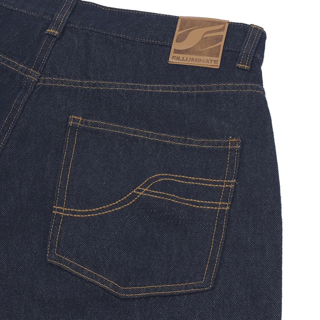 FILLUMINATE Stitch Point Denim Pants - Indigo