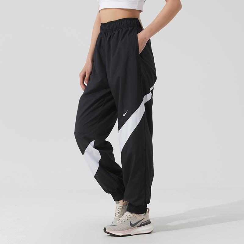 Nike Pohodlné Stylové Všestranné Pletené Sportovní Kalhoty Dámské spodky Černé HM8977-010