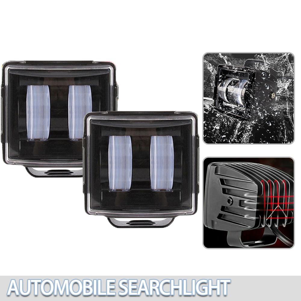 

PDTO 2x 3-дюймовый 6D квадратный светодиодный автомобиль рабочий свет вождение противотуманные фары для внедорожника мотоцикла ATV