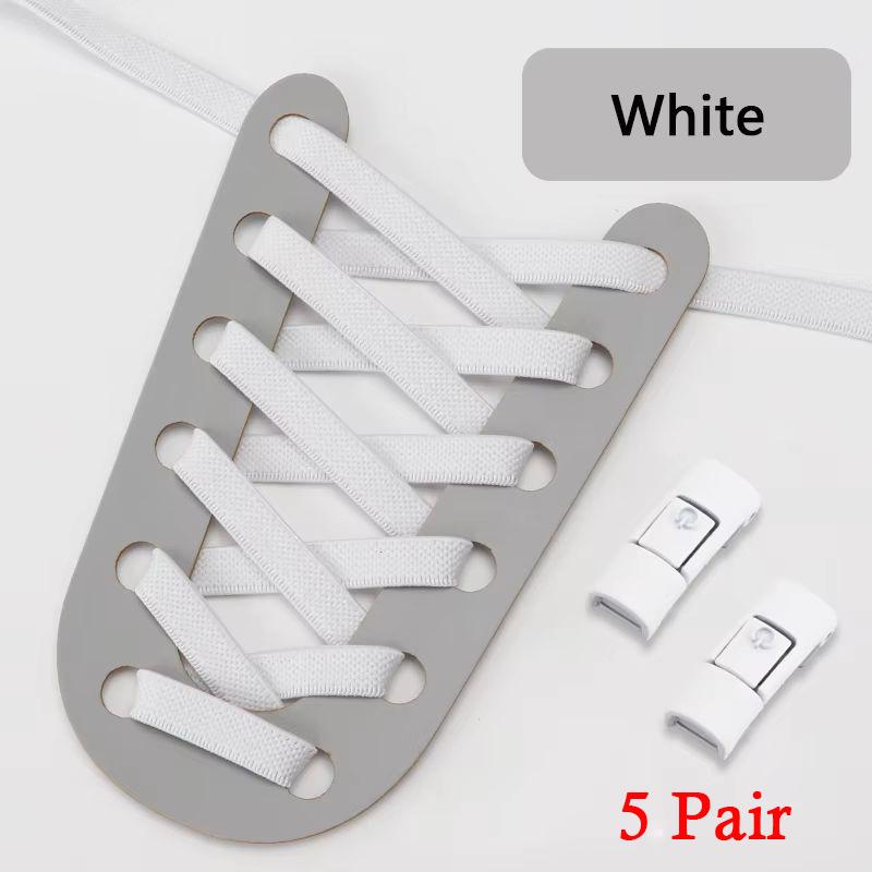 Bunte Druckverschluss Schnürsenkel ohne Binden Elastische Schnürsenkel für Sneaker Sport Schnürsenkel ohne Binden Elastische Schnürsenkel Einheitsgröße für alle Erwachsene Kinder