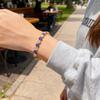 Colorful Crystal Tennis Bracelet For Women Fashion Cubic Zirconia Bracelets Devil's Eye Chain Bracelet Luxury Jewelry Gift