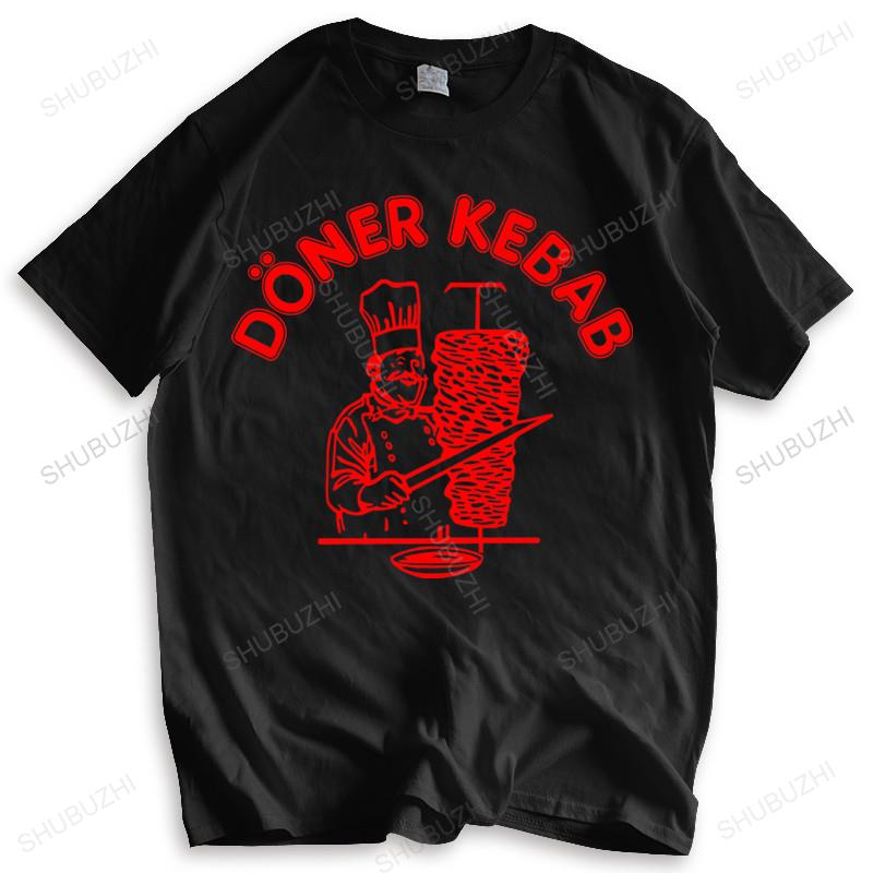 Hot Sale Men Brand  Summer Cotton Tshirt Doner Kebab Soft Breathable Teeshirt  Loose Tops for Him Plus Size Tshirt