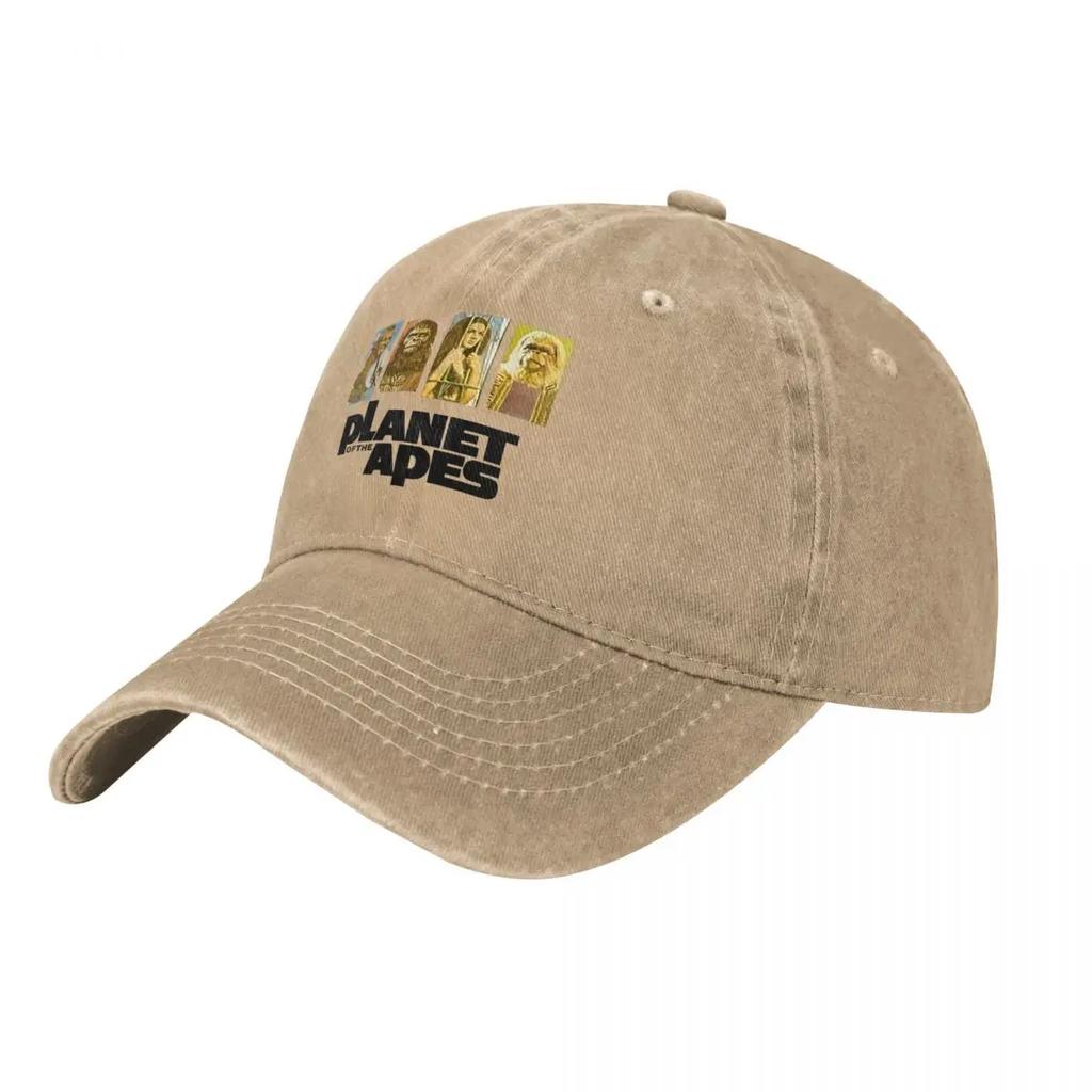 PLANET DER AFFEN KENNER MEGO Jeans-Kappe Atmungsaktives Design Unisex-Hüte Kappe Mann Sommer