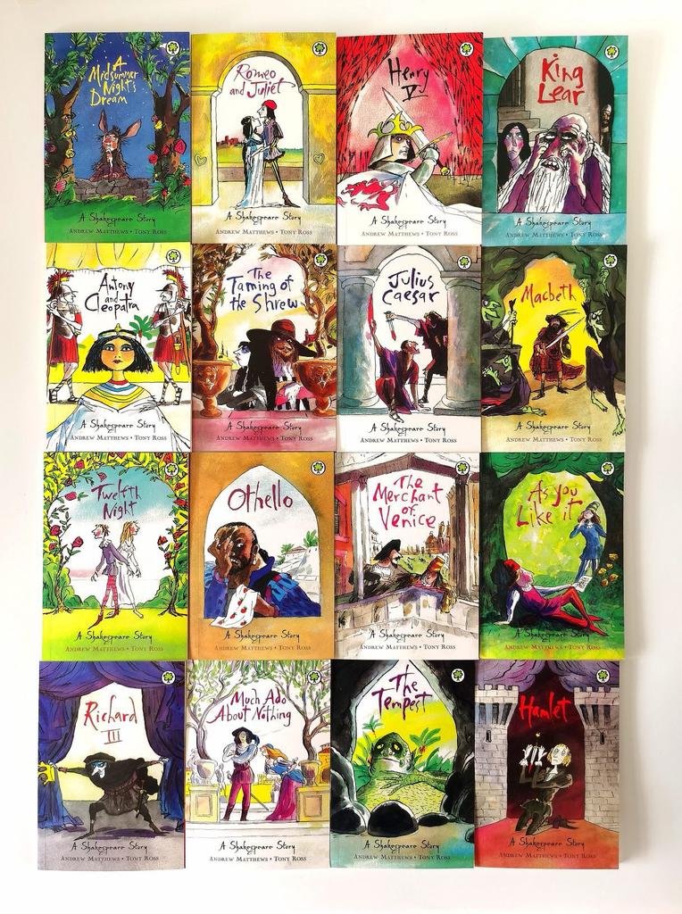 English The Shakespeare Childrens Stories Shakespeare 16-volume Set
