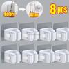 Self-adhesive Mop Holder Broom Stand Wall Mounted Mop Support Sweeping Brush Hook Storage Organizer Bathroom Kitchen Accessories