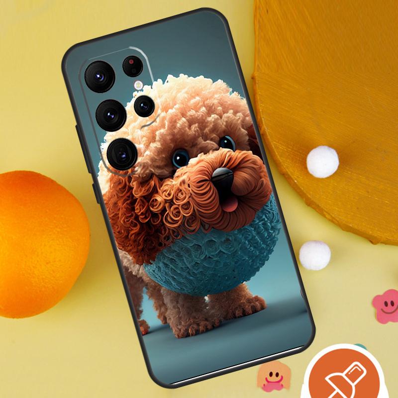 Poodle Dog Funda For Samsung Galaxy S20 FE Note20 Ultra S8 S9 S10 Note 10 Plus S21 S22 S23 Ultra Case