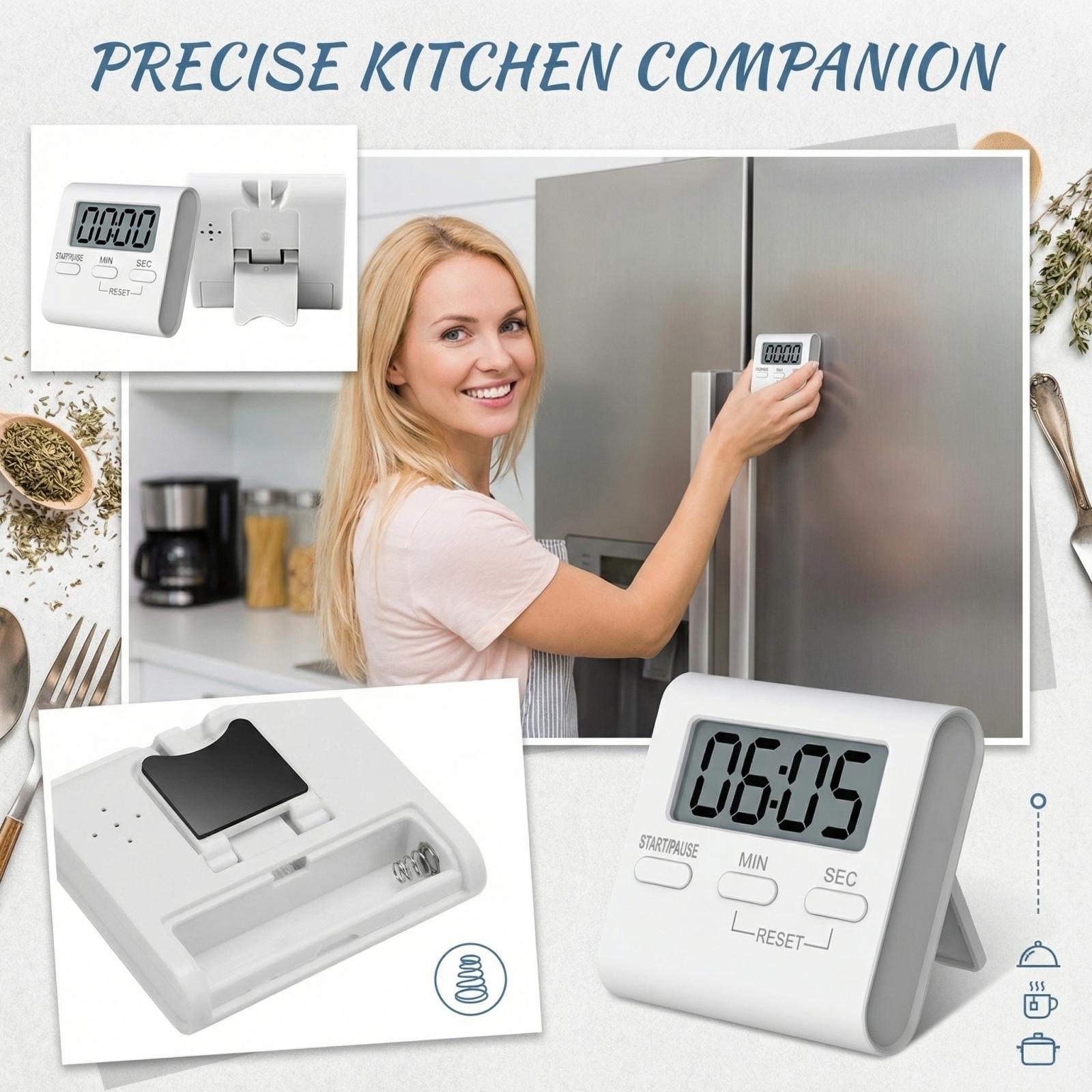 Kitchen Timer Reminder Convenient Electronic Timer(Without Battery) One Size