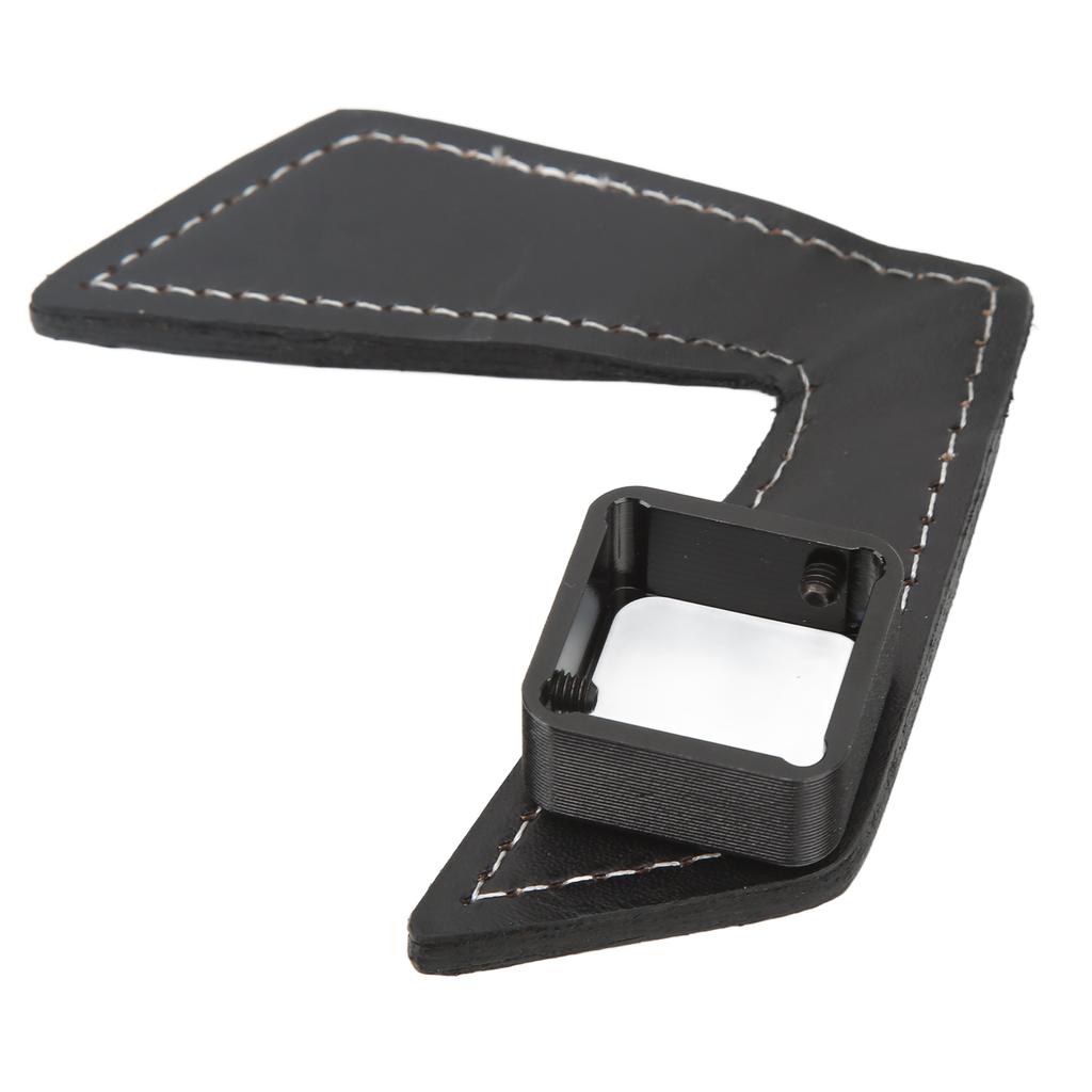 Biljardkritshållare Magnetisk ficka Biljardkritshållare med läderbältesklämma Biljard