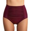 Women's Fashion -Colour Sexy Pleated High-Waisted Bikini Bottoms
