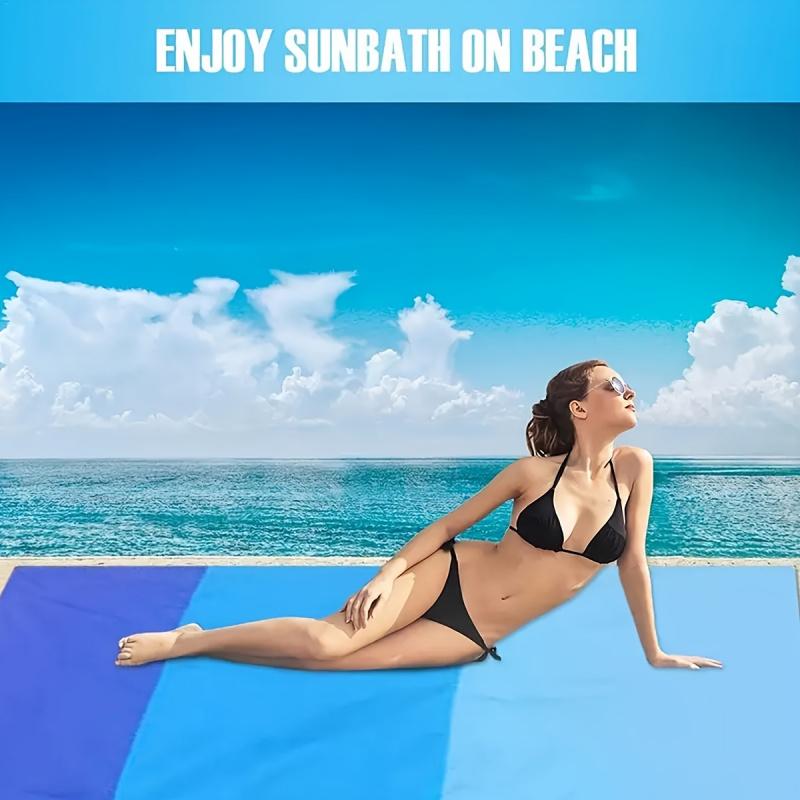 Extra large beach towel/beach cover/beach mat, suitable for 1-3 adults, ideal for traveling, camping, hiking
