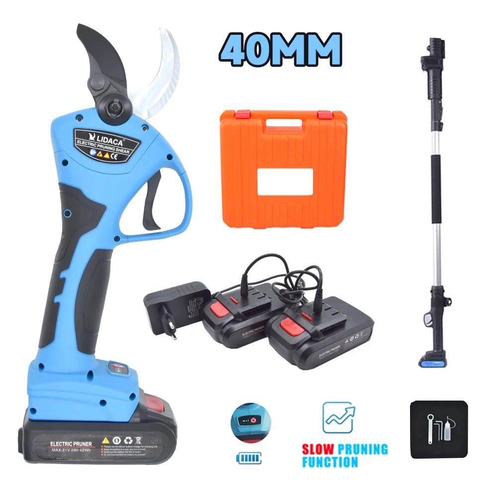 21V Portable Bonsai Tree Branches Garden Tools Cordless Electric Progressive Pruning Shear Efficient Lithium-ion Scissors