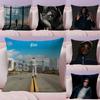 NNinho Rapper Cushion Cover Natural Linen Pillow Case DoubleSided Print Decorative Sofa Pillowcase Home Decor Gift