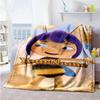 Biene Maja Customize Text Blanket Multi-purpose Customizable Blanket Warmthful Decor Suitable for Bed Sofa Home Decor Livingroom