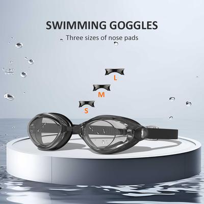 Ochelari de înot profesionali pentru adulți anti-aburire cu lentilă HD cu unghi larg, potrivire confortabilă, punte nazală ajustabilă, design elegant, unisex